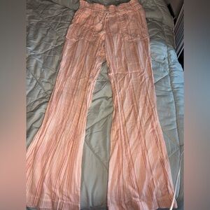 Roxy Pink and Cream Casual Shorts